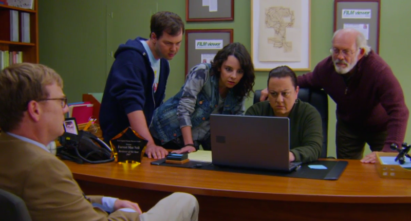 Andy Daly, H. Michael Croner, Haley Huntley, Tara Karsian, Max Gail (Comedy Central)